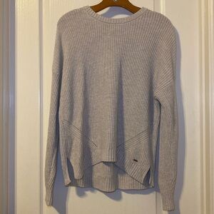 Hollister Co. Women's Cream Knit Crewneck Sweater Size Medium NWOT